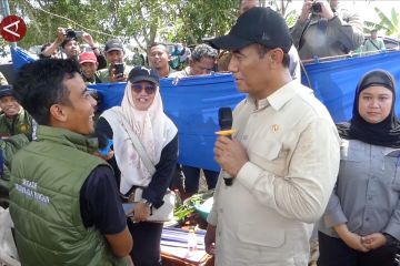 Mentan Amran tinjau program optimalisasi lahan di Barito Kuala, Kalsel