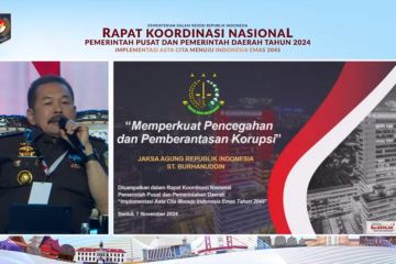 Jaksa Agung minta Kajari, Kajati perbaiki sistem untuk tekan korupsi