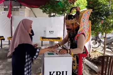 Mengintip TPS unik bernuansa Wayang Orang di Kota Semarang