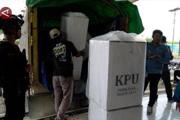 628 Kotak suara Pilkada Kabupaten Bulungan didistribusikan