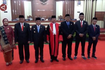 Ini pesan Pj Gubernur Andap kepada pimpinan DPRD Sultra yang baru