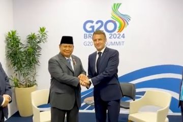 Presiden Prabowo gelar pertemuan bilateral dengan Presiden Macron