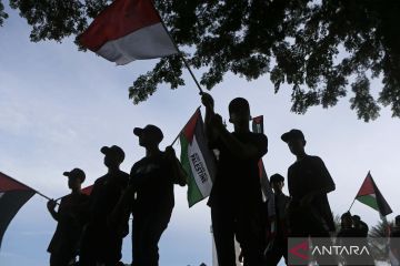 Aksi solidaritas untuk Palestina di Banda Aceh