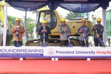 PT Jababeka groundbreaking President University Teaching Hospital