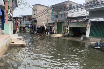 BPBD Jakarta : Dua RT di Jakarta Utara terendam banjir rob