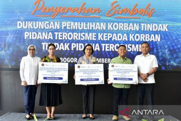 BNPT-Pupuk Indonesia beri bantuan Rp998,3 juta kepada penyintas terorisme