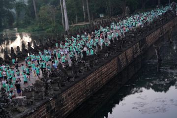 Menilik ajang half marathon internasional di Angkor Wat Kamboja