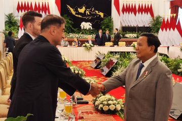 Presiden Prabowo menjamu puluhan pengusaha AS di Istana Negara