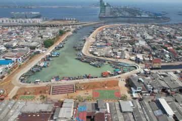 Pemerintah lanjutkan pembangunan tanggul pantai di pesisir Jakarta