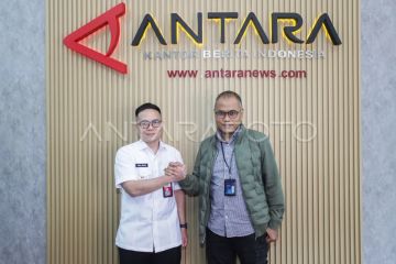 Humas Kementerian Pertahanan kunjungi LKBN Antara