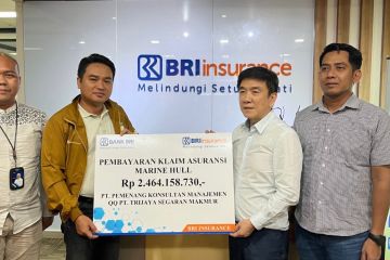 BRI Insurance serahkan klaim asuransi Rp2,4 miliar untuk kapal karam