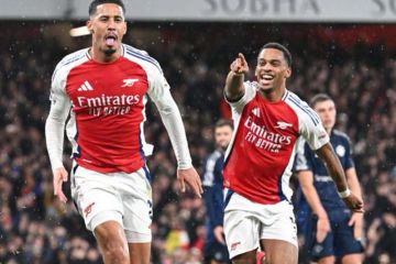 Arsenal lanjutkan tren kemenangan setelah tekuk Manchester United 2-0