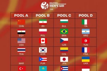 Timnas Indonesia U-21 di pul D Volleyball Youth World Championship