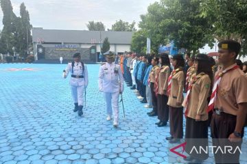 Upacara Peringatan Hari Armada RI di Lanal Babel