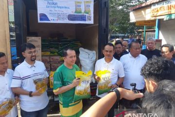 Pj Sumut bersama Bulog sidak bahan pokok di Pasar