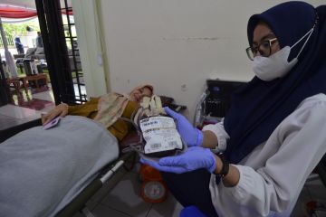 LKBN ANTARA Biro Lampung gelar donor darah peringati HUT ke-87