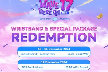 Simak aturan penukaran tiket "Wave Here on 17 Dec" di Jakarta