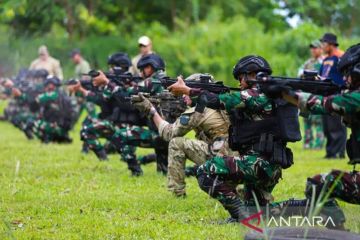 Kopasgat TNI AU gelar latihan menembak dengan militer Amerika Serikat