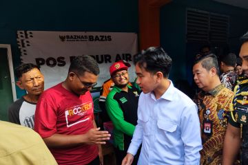 Wapres Gibran disambut antusias warga saat ke kebakaran Kemayoran