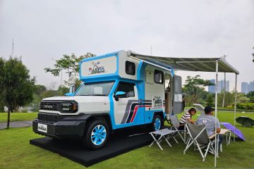 Pasangan Jajago andalkan Toyota Rangga untuk keliling Indonesia