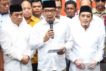 Ridwan Kamil - Suswono terima hasil Pilkada dengan kemenangan Pramono Anung - Rano Karno