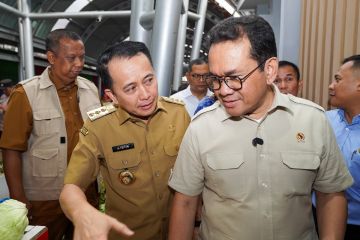 Gubernur Sumut dan Mendag sidak pasar pastikan harga stabil