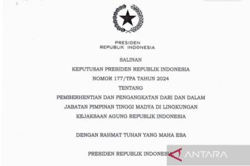 Presiden beri tugas baru untuk Rudi Margono dan Eben Ezer di Kejagung