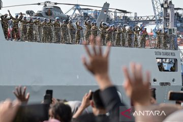 Pelepasan Satgas MTF TNI Konga XXVIII-P/UNIFIL ke Lebanon