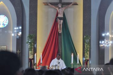 Misa malam Natal di Bengkulu