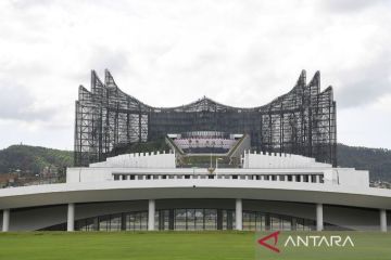 Hoaks! Video banjir di depan Istana Garuda IKN