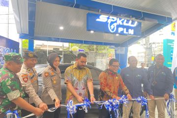 PLN UID Sulselrabar resmikan SPKLU ke-61 di Makassar