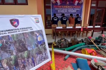 Polisi ungkap kasus tambang emas ilegal di Raja Ampat Papua Barat Daya