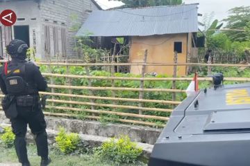 Densus 88 tangkap satu terduga DPO teroris di Kota Palu