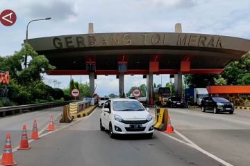 Jumlah kendaraan di ruas tol Tangerang-Merak diprediksi turun