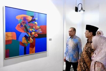 Pertemuan Presiden Prabowo dan PM Anwar di Rumah Tangsi