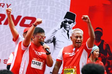 PDIP hadirkan &ldquo;KPK&rdquo; pada Soekarno Run 2025