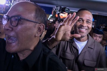 Pelatih Timnas Indonesia Patrick Kluivert tiba di Jakarta