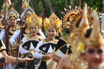 Parade Seni dan Budaya Bali di kawasan The Nusa Dua