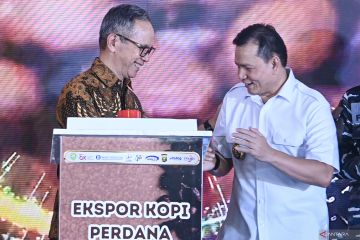 Ekspor perdana kopi asal Sumatera Selatan