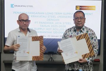 Genjot Penjualan, Krakatau Steel Tandatangani Kesepakatan Pasok Baja HRC