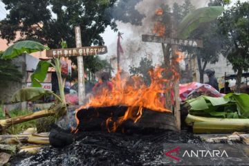 Tolak eksekusi lahan di Medan