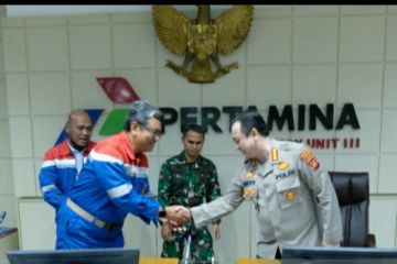 Kilang Plaju gandeng Polrestabes Palembang amankan pasokan bahan baku