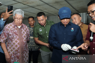 Kunjungan Menteri Lingkungan Hidup ke tempat pengelolaan sampah berkelanjutan di TSI Bogor