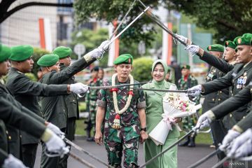 Penyambutan Pangdam II Sriwijaya yang baru