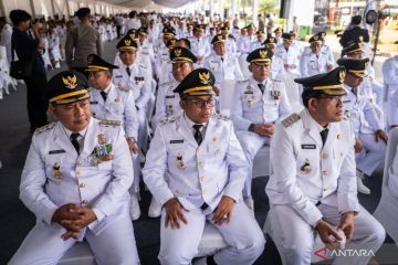 Bupati-Wabup HST dilantik Presiden Prabowo