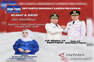 Selamat atas pelantikan Bupati dan Wakil Bupati Kapuas