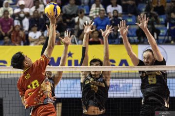 Surabaya Samator kalahkan Palembang Bank SumselBabel