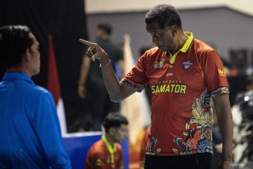 Surabaya Samator kalahkan Palembang Bank SumselBabel