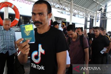 WNI deportasi Malaysia tiba di Dumai