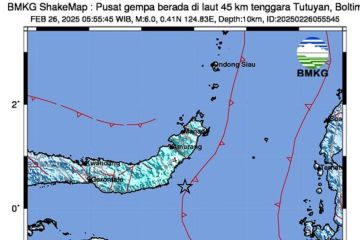 BMKG ungkap pemicu gempa di tenggara Tutuyan Sulawesi Utara pada Rabu